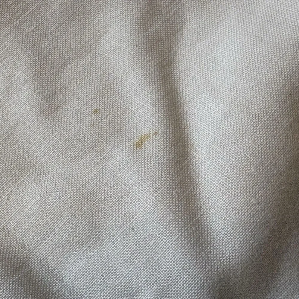 White Battenburg Lace Tablecloth From Fortunoff Round 64” Diameter New W/ Defect
